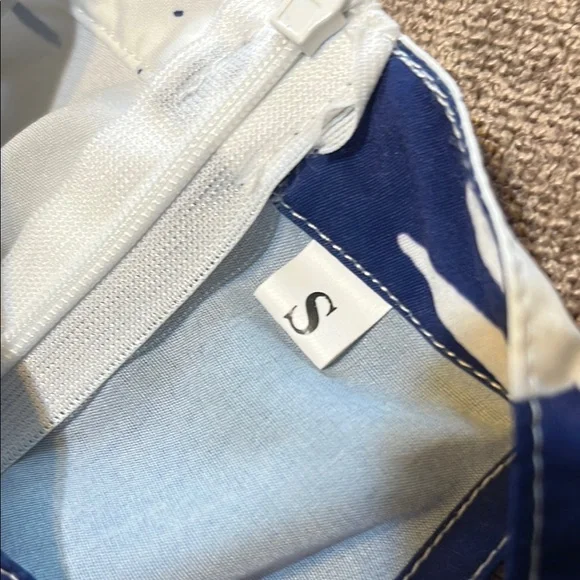 NWOT SHEIN Blue & White Floral Halter Dress, Size Small - Picture 4 of 5